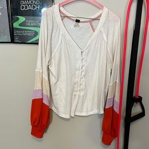 Free people size medium retro blouse